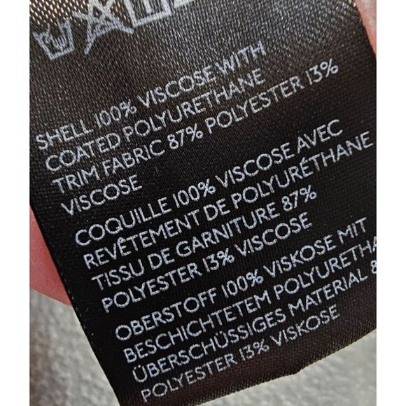 Anthropologie‎ Pilcro Womens 4 Fit and Flare Faux Leather Mini Skirt NWT - Picture 11 of 11